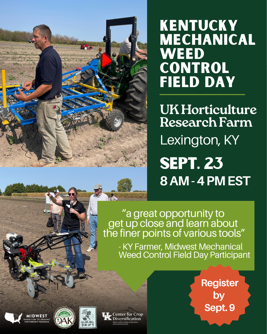 Kentucky Mechanical Weed Control Field Day